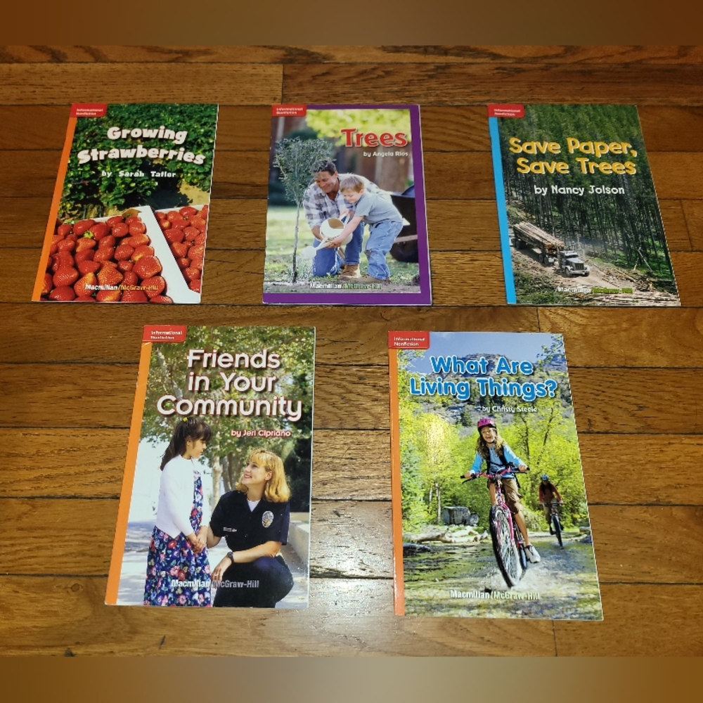 Macmillian McGraw-Hill Informational Nonfiction 5 Pc Book Set #2